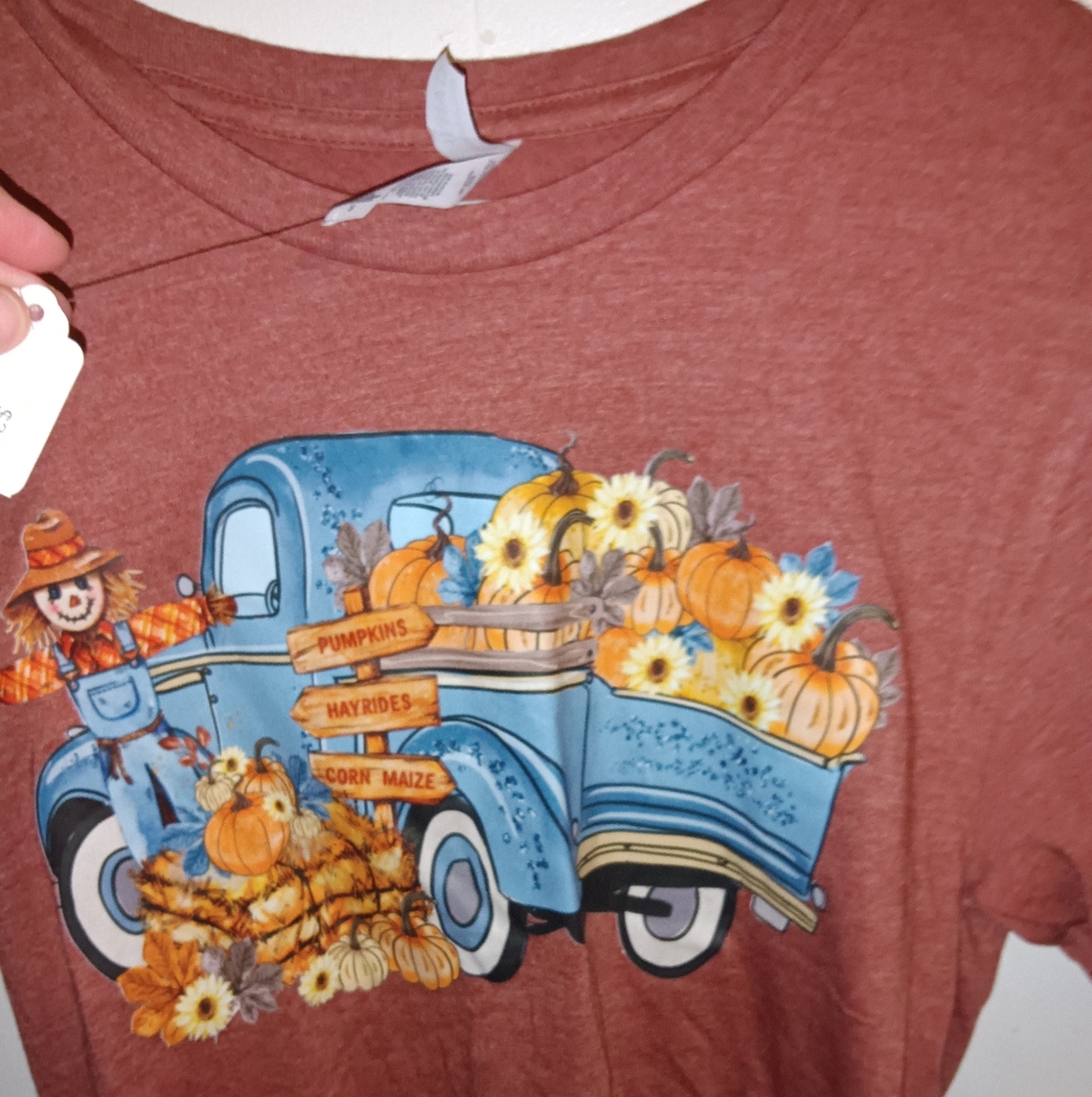 NWT Bella Canvas Fall Autumn T-shirt Sz. S